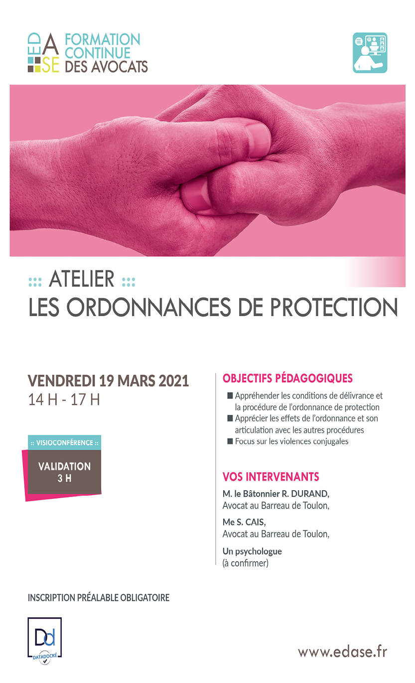 LES ORDONNANCES DE PROTECTION