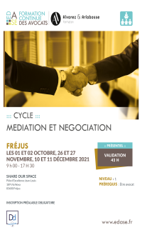 MARD : CYCLE MÉDIATION ET NÉGOCIATION