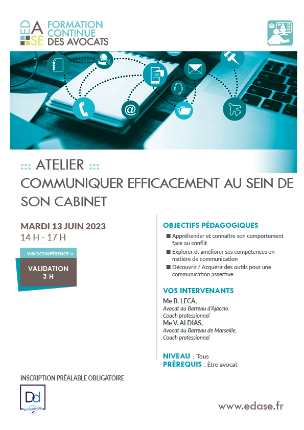 COMMUNIQUER EFFICACEMENT AU SEIN DE SON CABINET