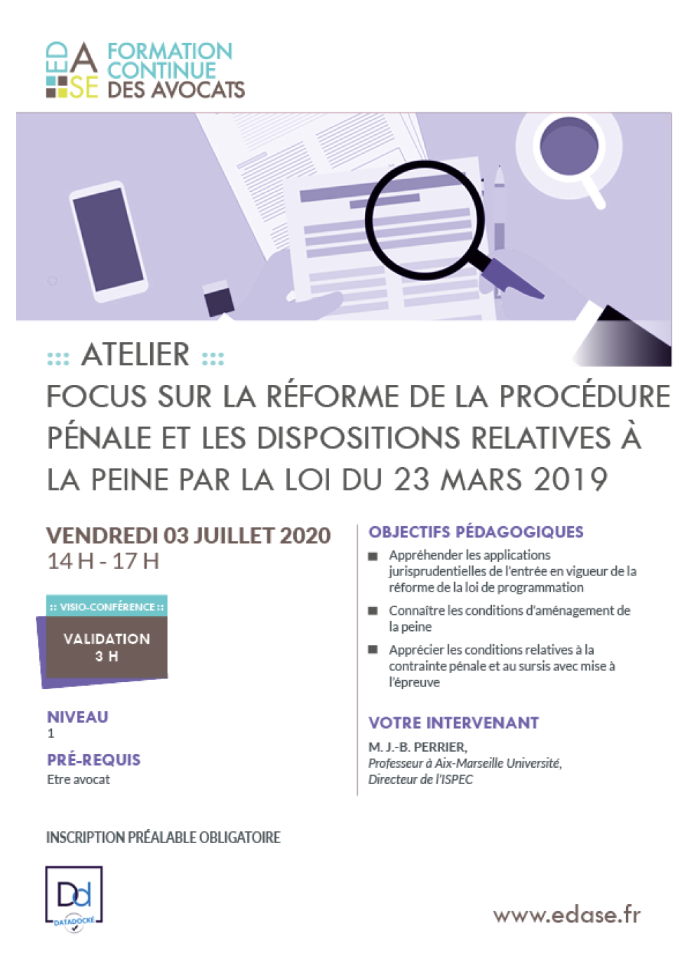 FOCUS SUR LA RÉFORME DE LA PROCÉDURE PÉNALE ET LES DISPOSITIONS RELATIVES À LA PEINE PAR LA LOI DU 23 MARS 2019