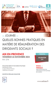 QUELLES BONNES PRATIQUES EN MATIÈRE DE RÉMUNÉRATION DES DIRIGEANTS SOCIAUX ?