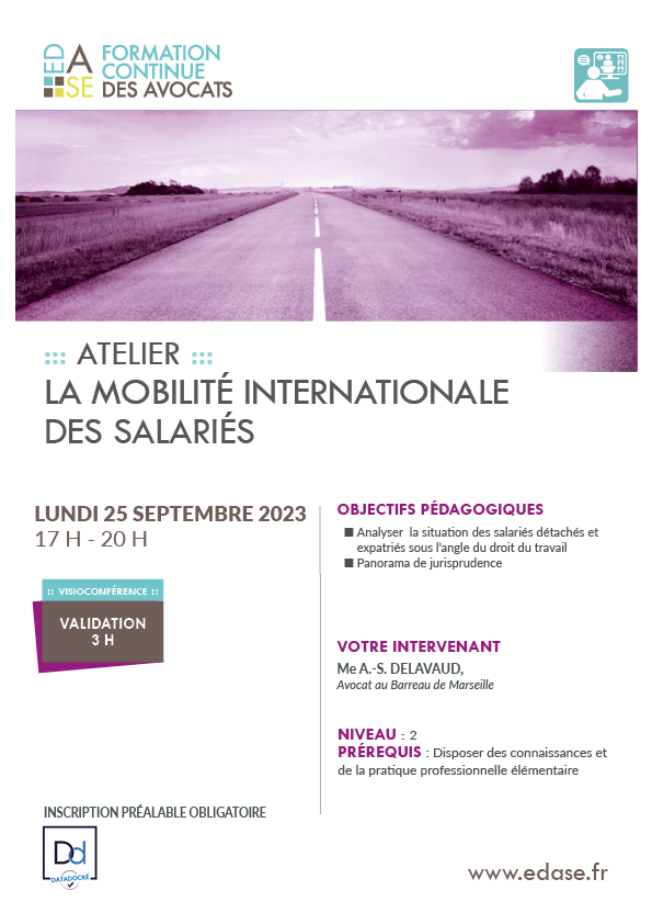 LA MOBILITÉ INTERNATIONALE DES SALARIÉS