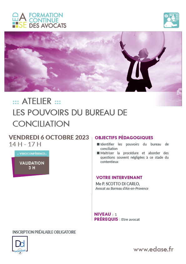 LES POUVOIRS DU BUREAU DE CONCILIATION