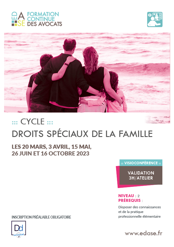CYCLE DROITS SPÉCIAUX DE LA FAMILLE. ATELIER V-FAMILLE ET DROIT FISCAL. LA FISCALITÉ DES SUCCESSIONS