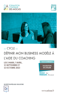 CYCLE DÉFINIR MON BUSINESS MODÈLE À L’AIDE DU COACHING. ATELIER IV- DÉCOMPLEXER MA RELATION À L’ARGENT