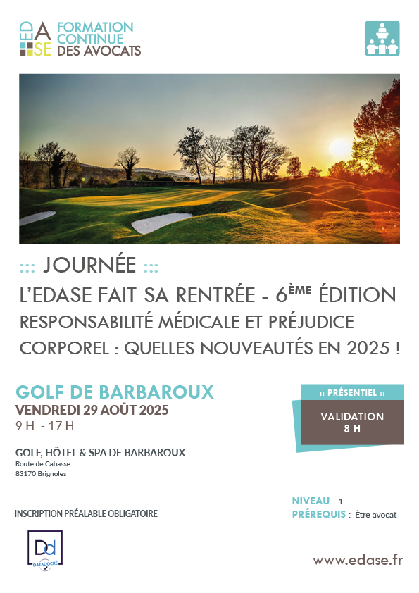 L'EDASE FAIT SA RENTRÉE AU GOLF DE BARBAROUX - 6ÈME ÉDITION - 29 AOÛT 2025