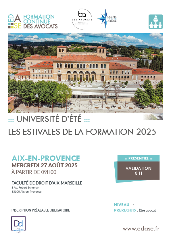 LES ESTIVALES DE LA FORMATION 2025