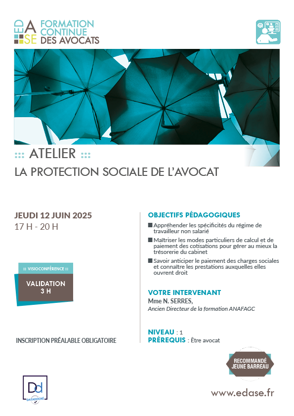 LA PROTECTION SOCIALE DE L'AVOCAT