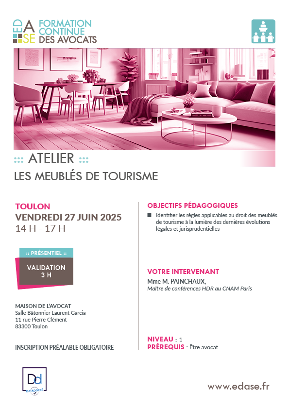 LES MEUBLÉS DE TOURISME 
