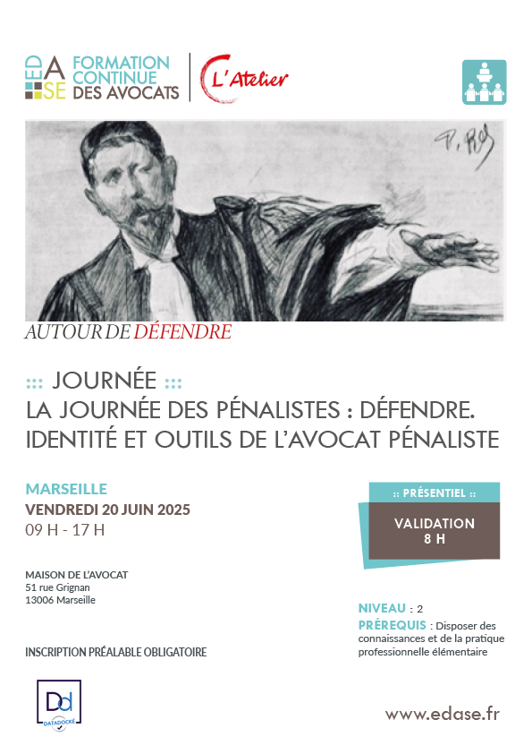 LA JOURNÉE DES PÉNALISTES