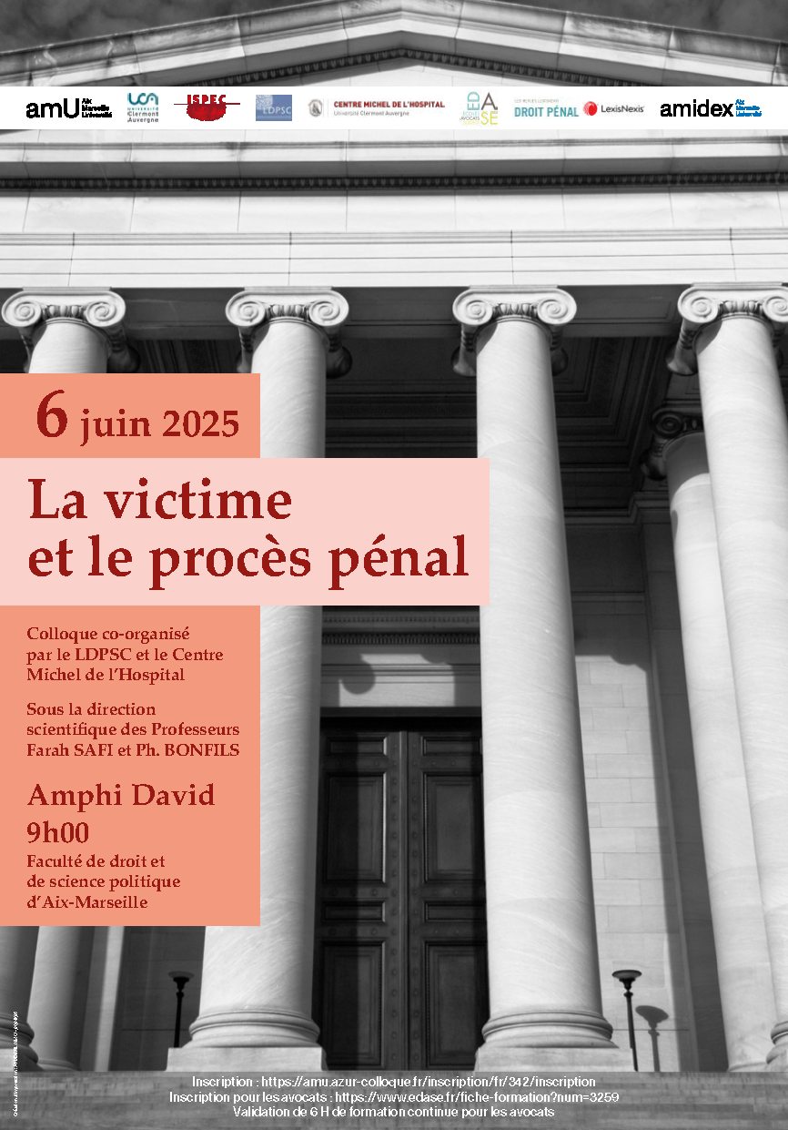 LA VICITME ET LE PROCÈS PÉNAL