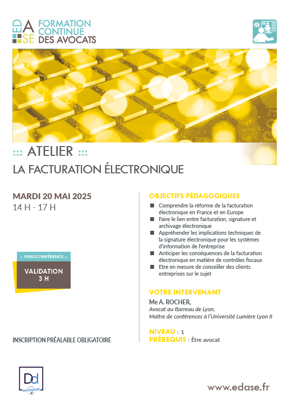 LA FACTURATION ÉLECTRONIQUE