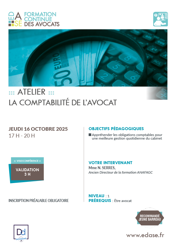LA COMPTABILITÉ DE L'AVOCAT