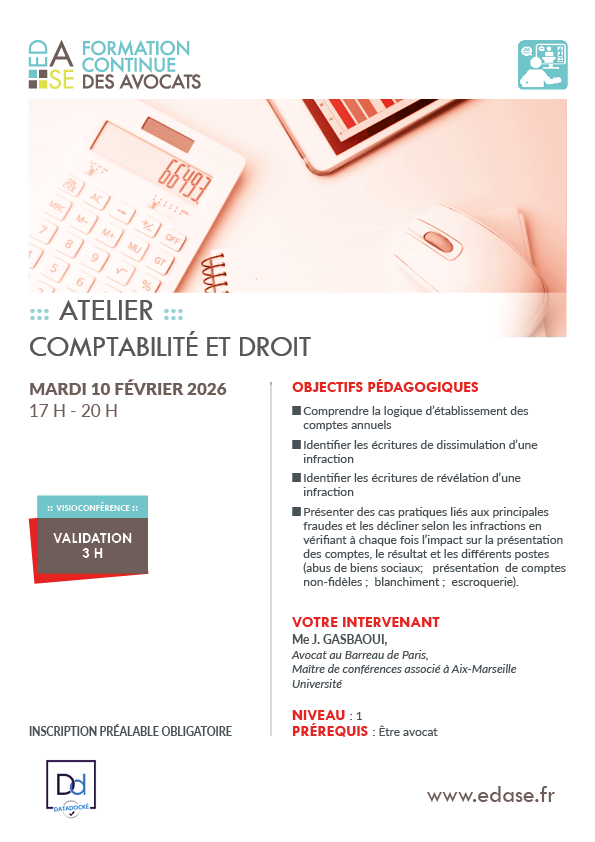 COMPTABILITÉ ET DROIT