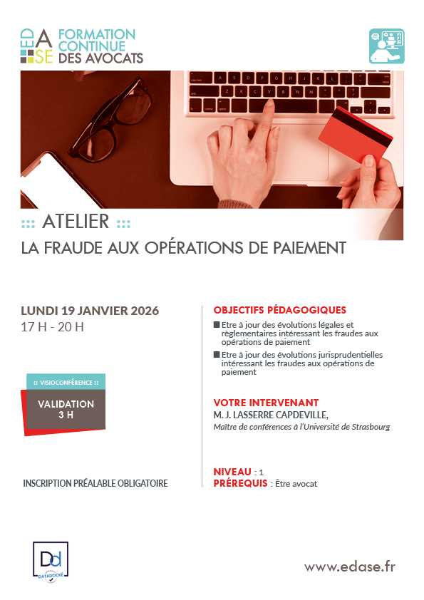 LA FRAUDE AUX OPÉRATIONS DE PAIEMENT