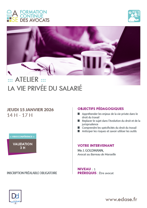 LA VIE PRIVÉE DU SALARIÉ