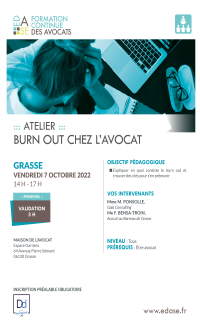 LE BURN OUT CHEZ L'AVOCAT